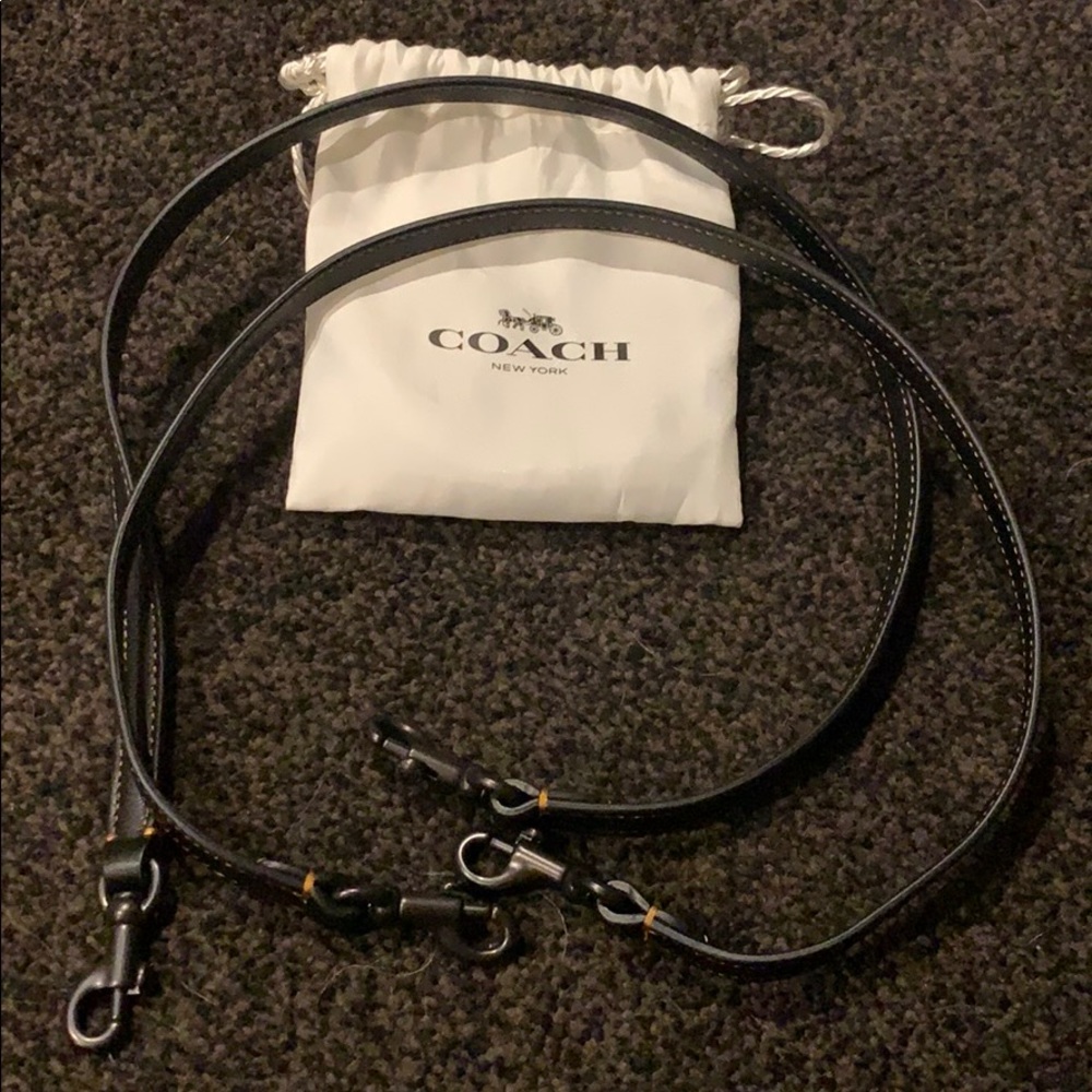 NWOT! COACH Glove Tanned Shoulder Straps